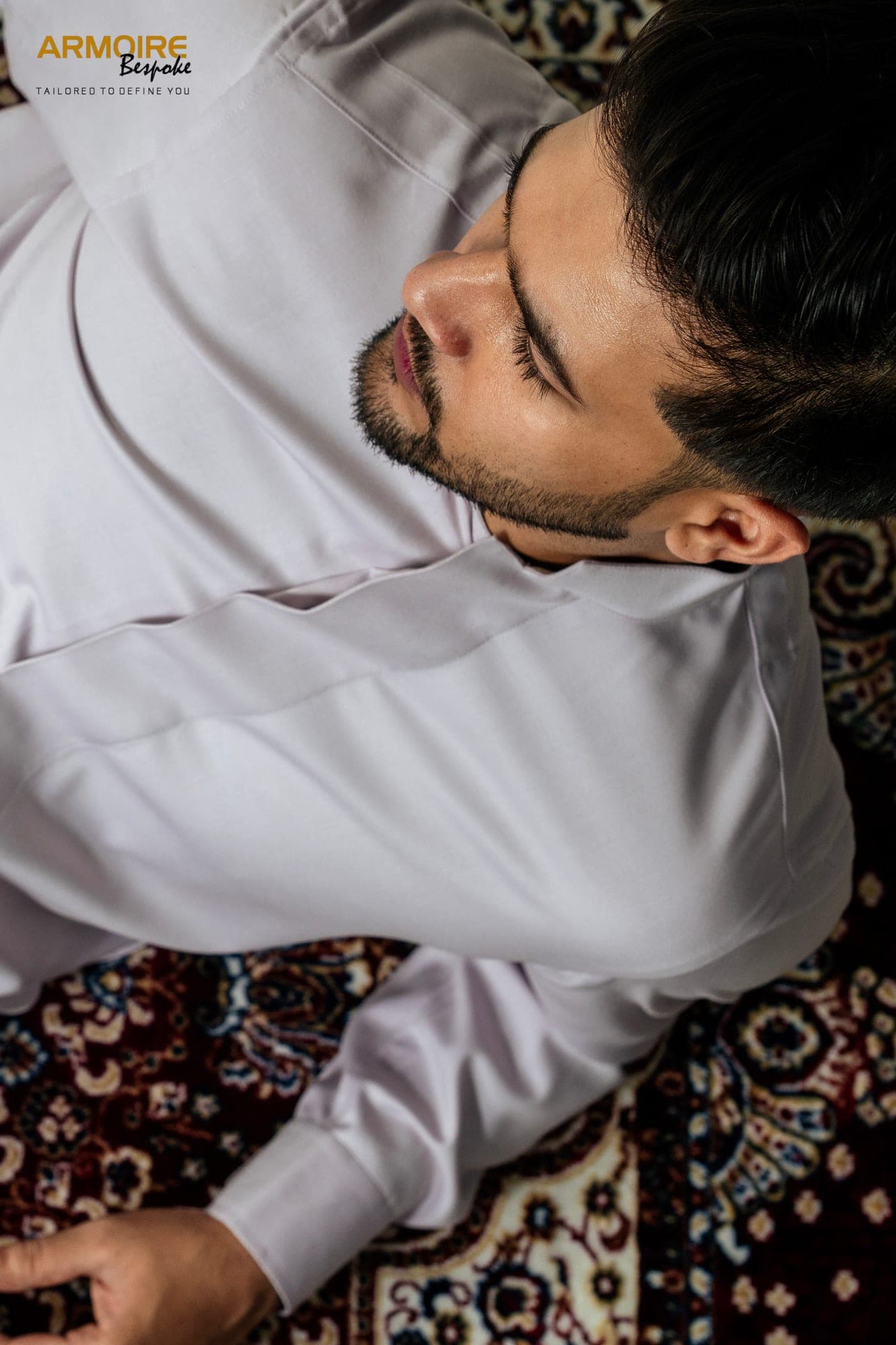 Lilac Mist Sherwani-Cut Kurta — view 5