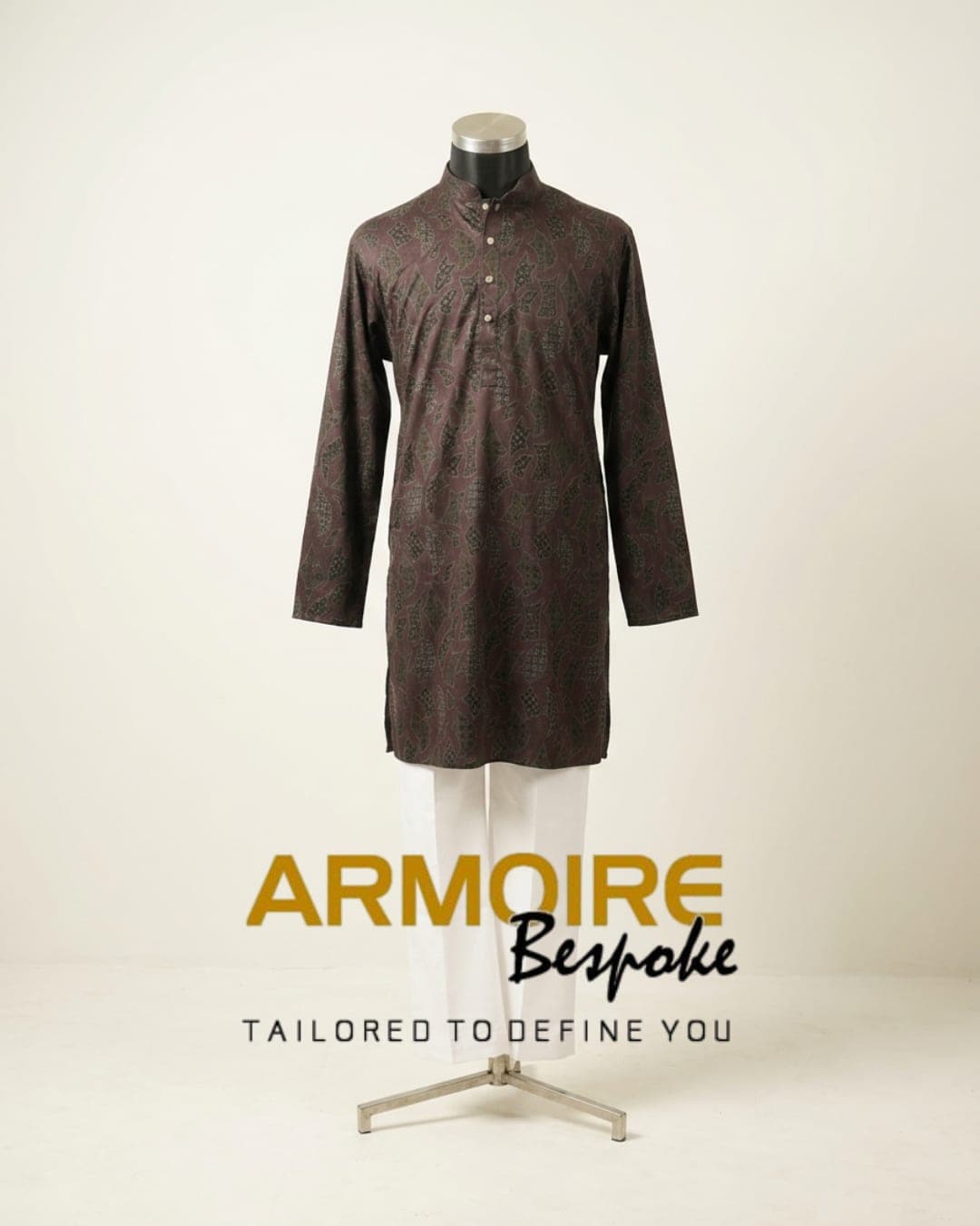 Rongin Mahogani Kurta — view 1